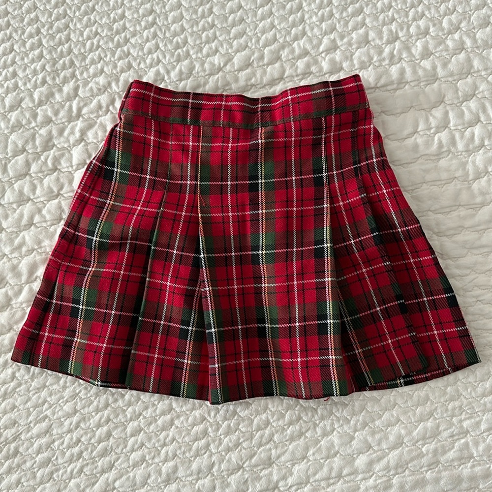 Hartstrings girls pleated plaid skirt / 3T